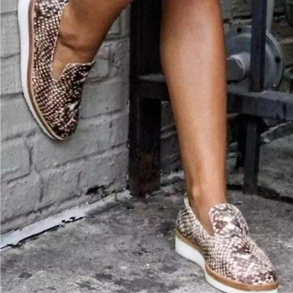 Free People Snake Eyes Velvet Slip On Loafer - Picture 2 of 7